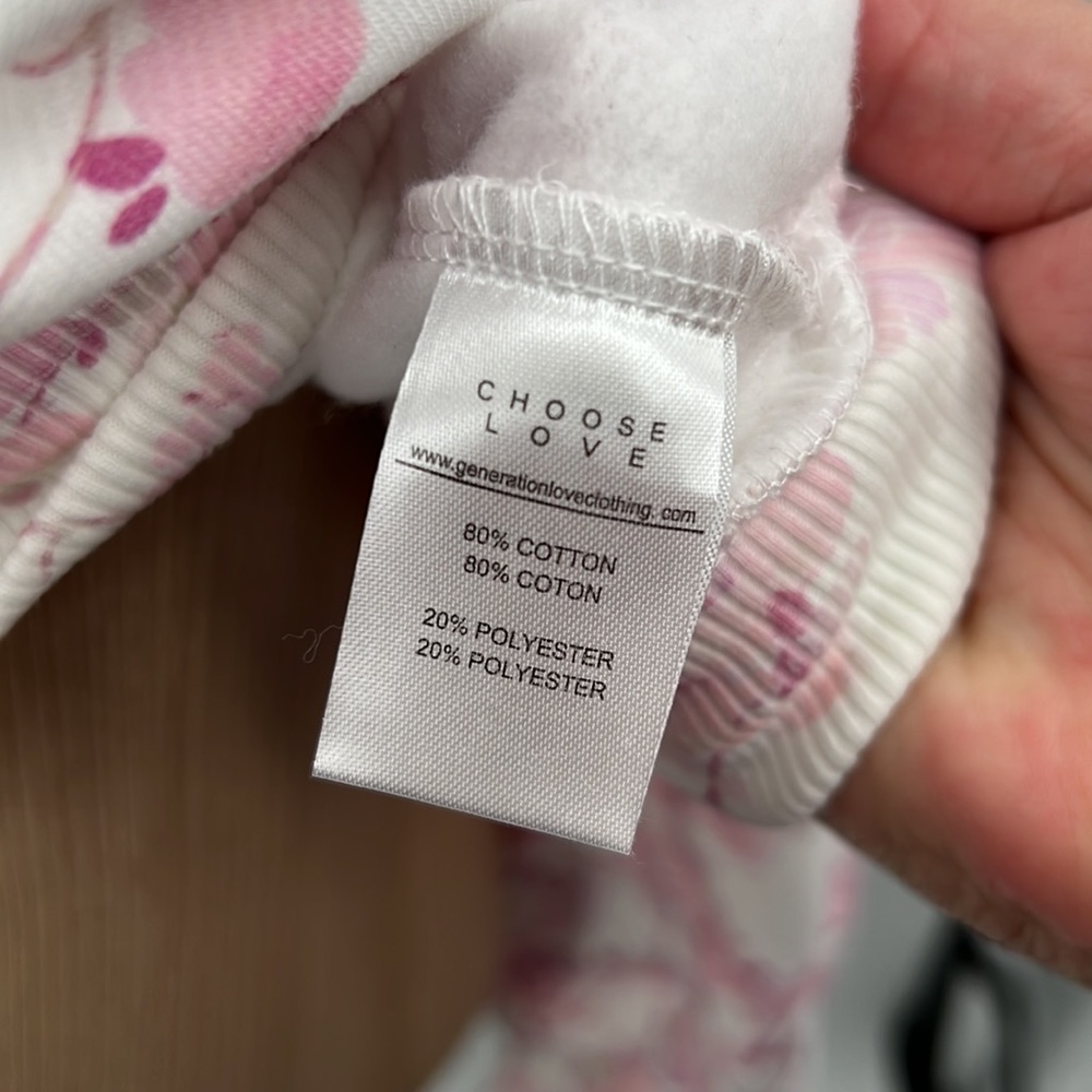 🆕NWT Generation Love AVA Hoodie Pastel English Rose Sweatshirt XS available - Picture 14 of 16